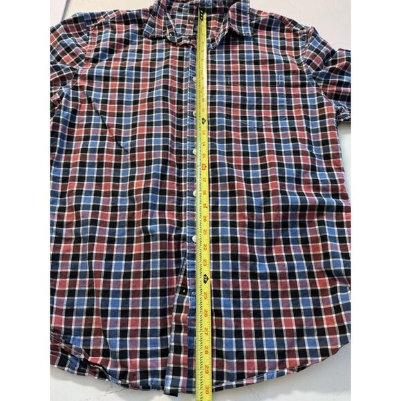 Gap Shirt Men's 2XL Slim Fit Plaid Long Sleeve Button Down Collared Preppy - Picture 7 of 10